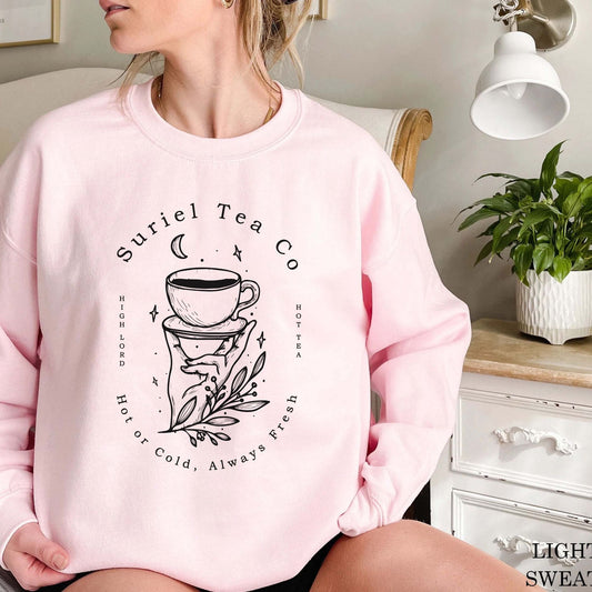 Suriel Tea Co Shirt, Book Lover Shirt, Acotar Sweatshirt, Velaris Shirt, Spill the Tea, Book Lover Gifts