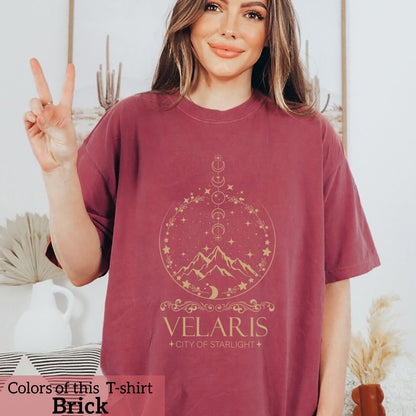 Velaris Design Png, Velaris City Of Starlight Png, The Night Court Png, SJM Merch Png, City of Starlight Png, ACOTAR Design Shirt Png.