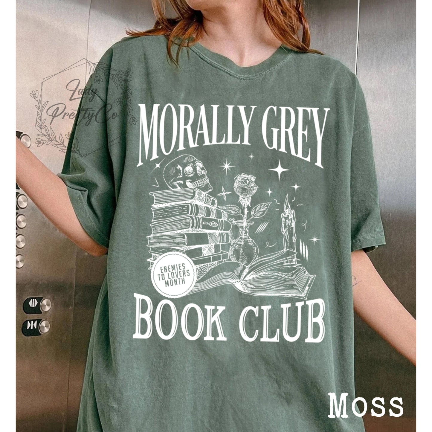 Morally Grey Book Club Sweatshirt | Dark Romance Crewneck, Spooky Season Sweatshirt, Bookish Shirt Vintage Bookish Shirt For Book Lover Gift