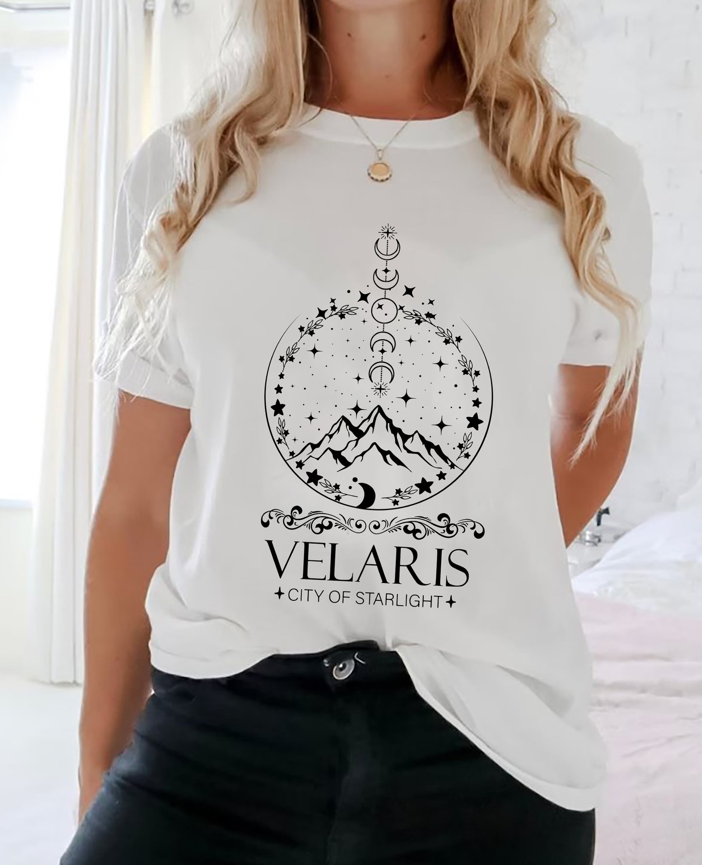 Velaris Design Png, Velaris City Of Starlight Png, The Night Court Png, SJM Merch Png, City of Starlight Png, ACOTAR Design Shirt Png.