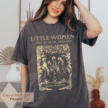 Little Women T-Shirt, Little Women Sweatshirt Gift, Louisa M. Alcott Gift, Literary Gift Bookish Gift, Long Sleeve Little Women Sweater