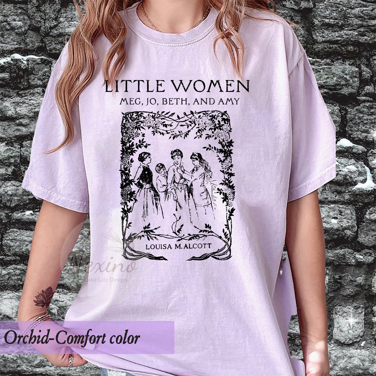 Little Women T-Shirt, Little Women Sweatshirt Gift, Louisa M. Alcott Gift, Literary Gift Bookish Gift, Long Sleeve Little Women Sweater