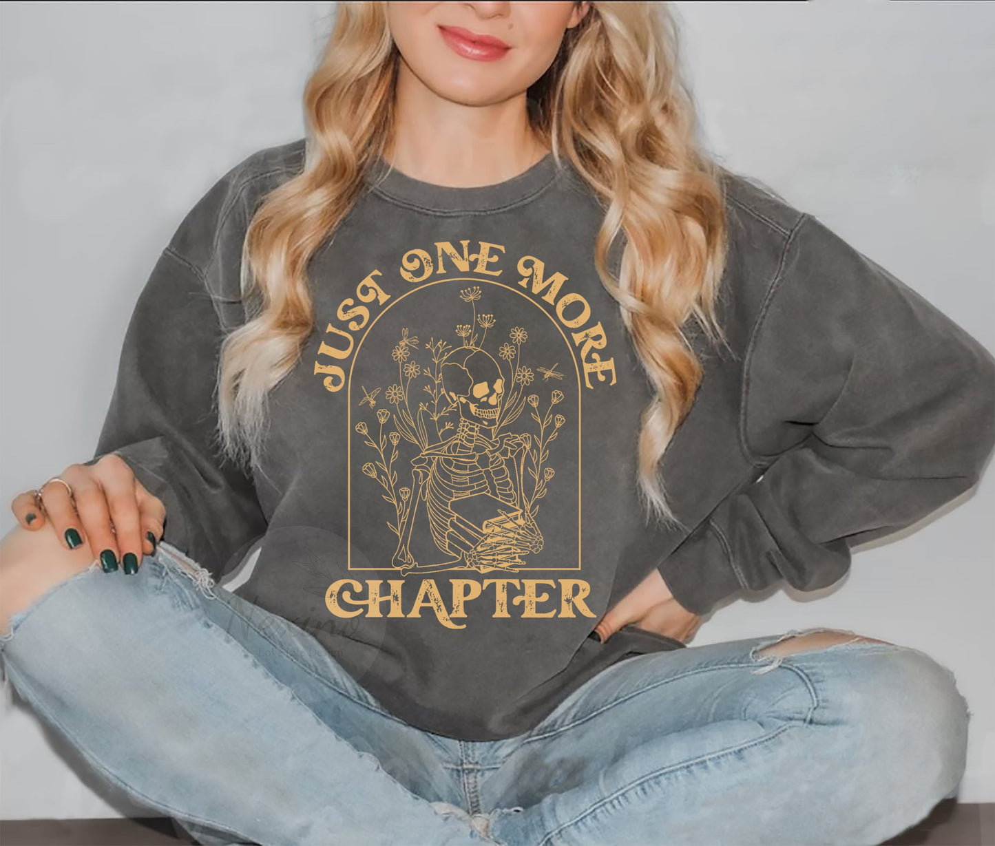 Just One More Chapter Shirt, Book With Flowers Shirt, Book Lover Sweatshirt, Floral Line Art, Shirt For Teacher, Bookworm Shirt, Bookish