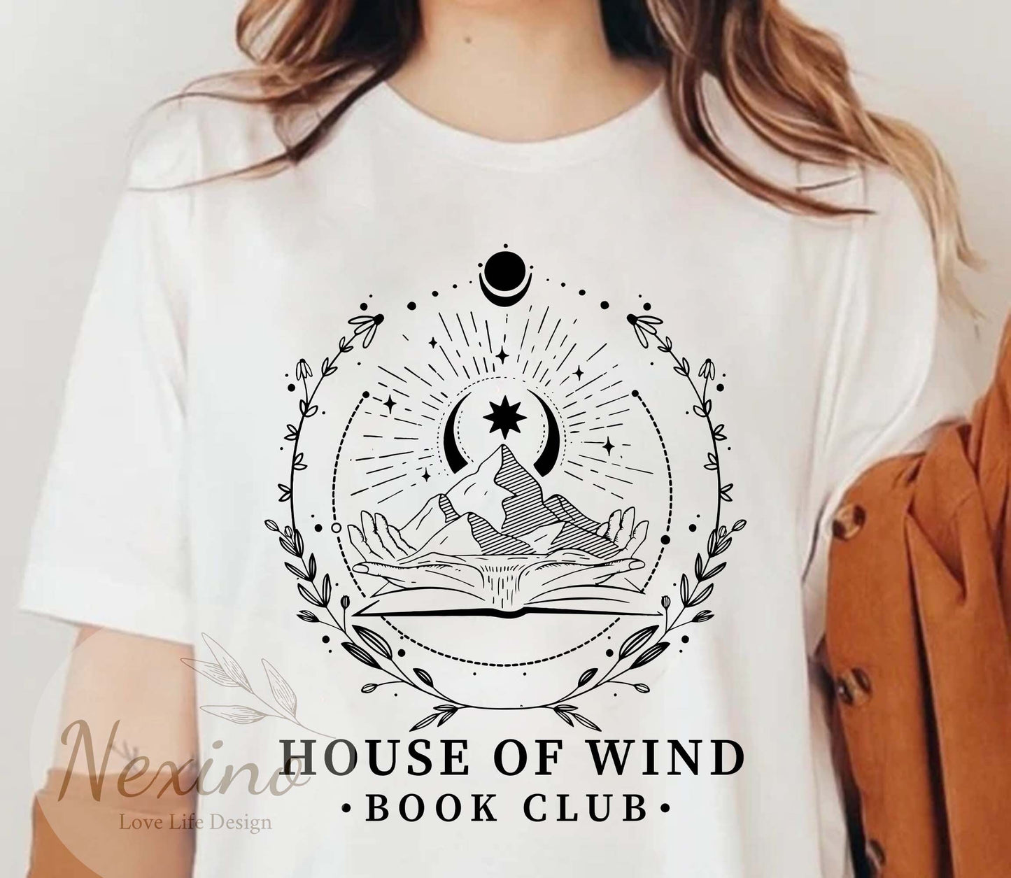 Library Velaris ACOTAR Illustrated Shirt, House Of Wind Shirt, Night Court Throne Of Glass Crescent City Artwork Inspired, ACOTAR fan gift