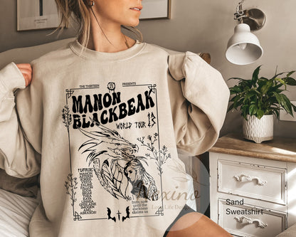 Manon Blackbeak Throne of Glass Shirt, Sarah J Maas Sweatshirt, Merch Rowan, Rowan Whitethorn Crescent City Rhysand Ruhn Danaan Shirt