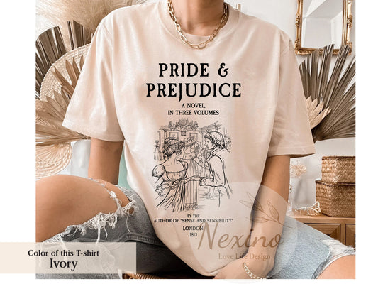 Pride and Prejudice Sweatshirt, Jane Austen Sweatshirt, Shirt For Book Lover, Literary Gift Bookish Gift, Long Sleeve Pemberley Sweatshirt