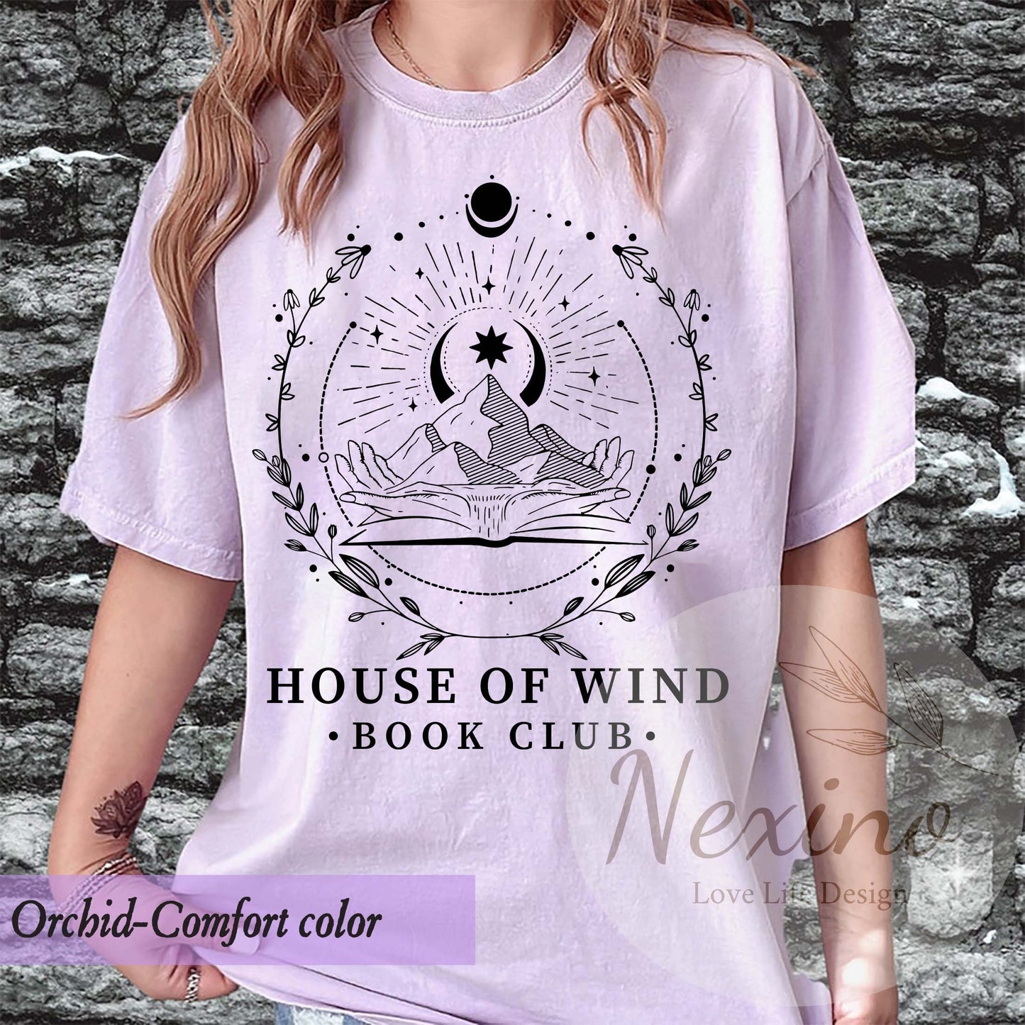 Library Velaris ACOTAR Illustrated Shirt, House Of Wind Shirt, Night Court Throne Of Glass Crescent City Artwork Inspired, ACOTAR fan gift