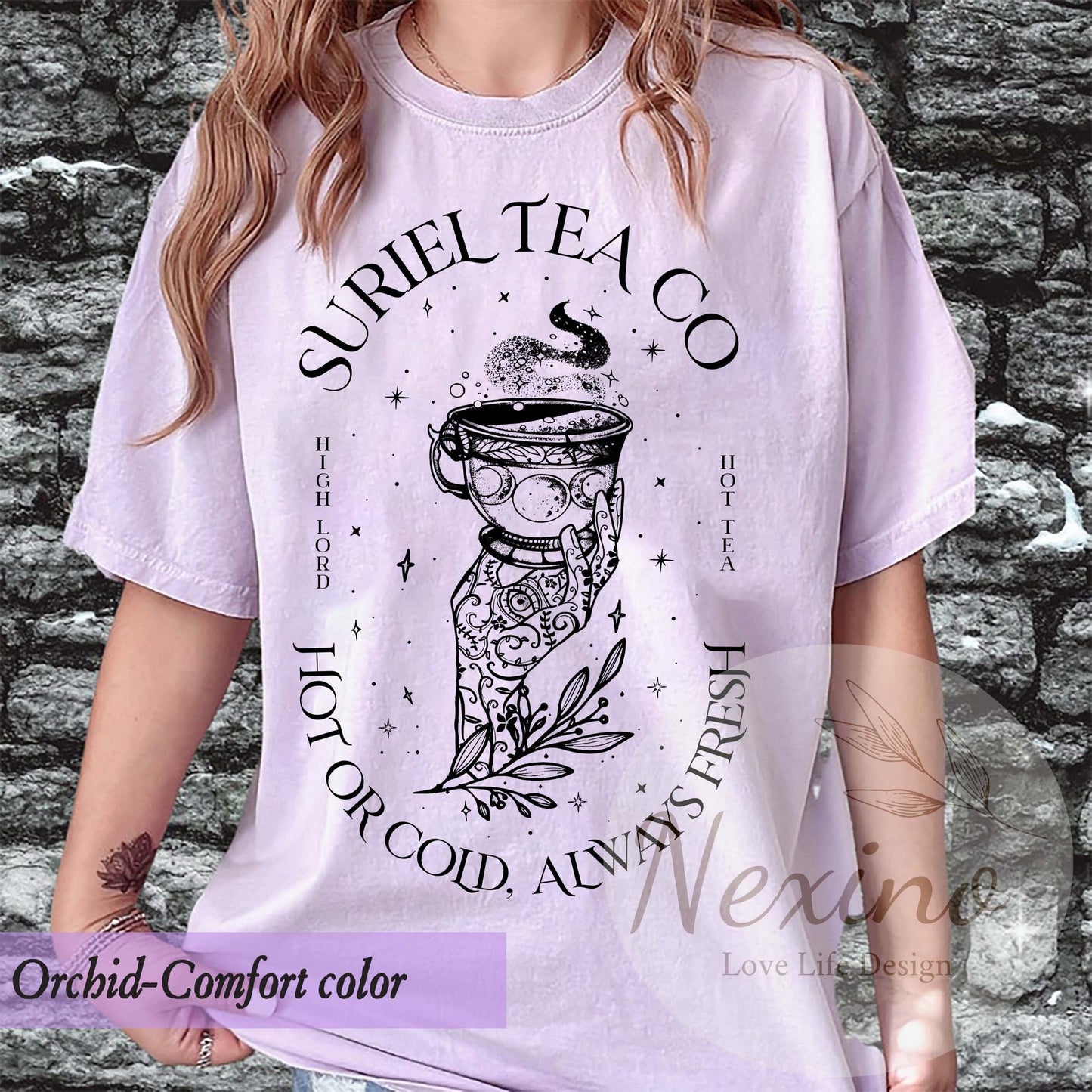 Suriel Tea Co Shirt, Acotar Shirt, A Court Of Thorns And Roses Shirt, The Night Court Gift Shirt, Sarah J Maas Shirt, Bookish Shirt