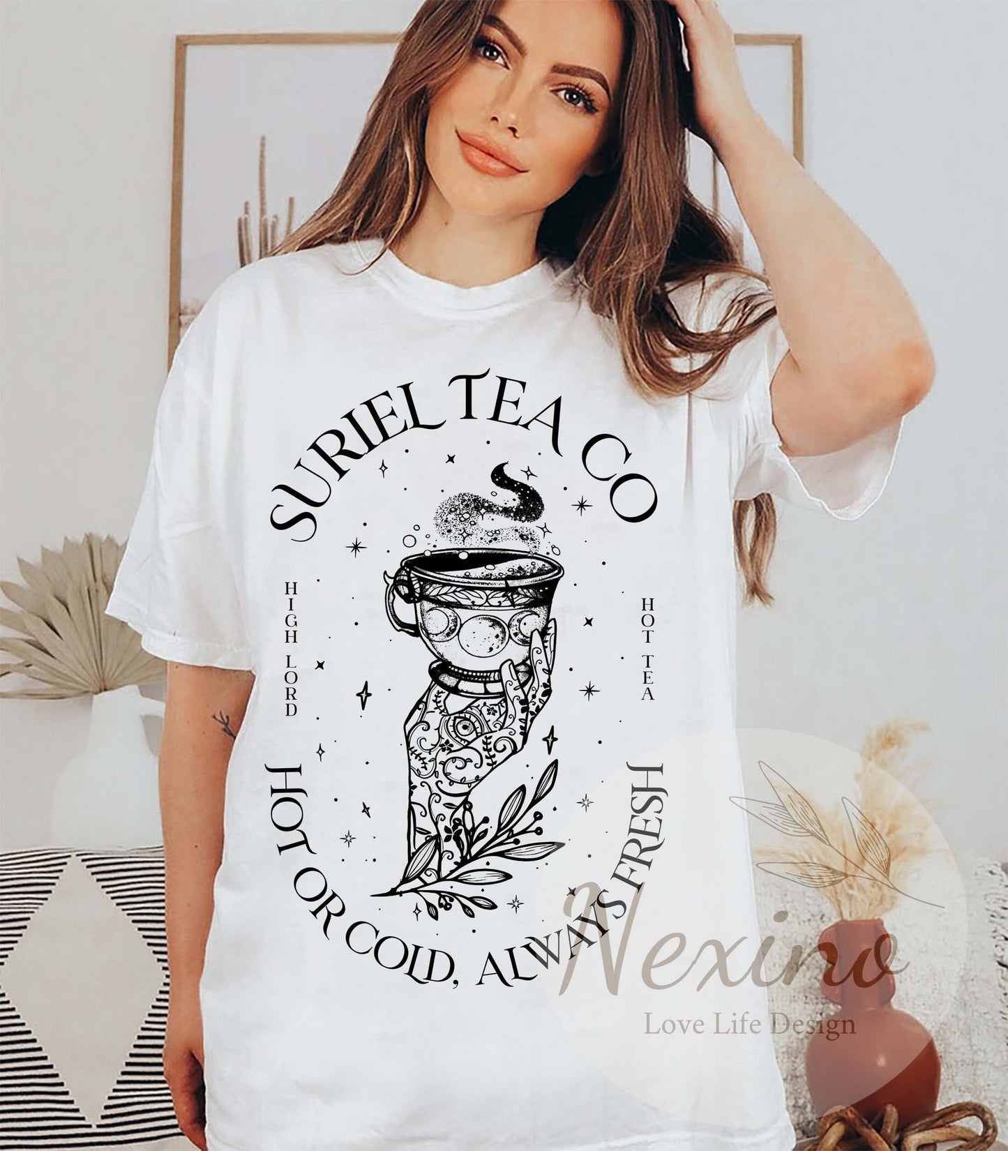 Suriel Tea Co Shirt, Acotar Shirt, A Court Of Thorns And Roses Shirt, The Night Court Gift Shirt, Sarah J Maas Shirt, Bookish Shirt