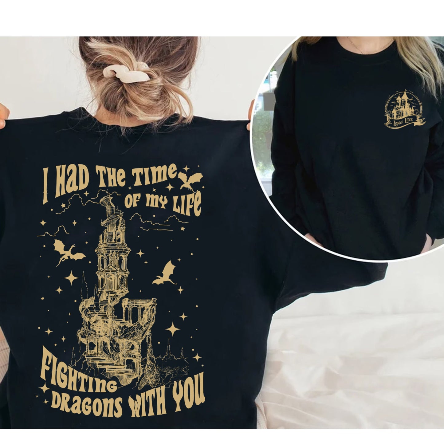 Long Live 2 Sides Shirt, I Had The Time Fighting Dragon With You, Long Live All The Magic We Made Sweatshirt, Eras T-shirt, Gift For Her