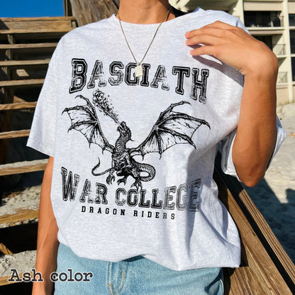 Fourth Wing Dragon Rider Basgiath War College Unisex T-Shirt, Violet Sorrengail, Rebecca Shirt, Romantasy Fantasy Bookish Shirt Dragon Rider