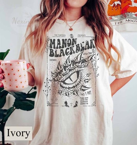 Manon Blackbeak, Throne of Glass Shirt, Sarah J Maas Merch, Crescent City, The Thirteen shirt, Manon Blackbeak Merch, Bookish Tee, SJM Merch