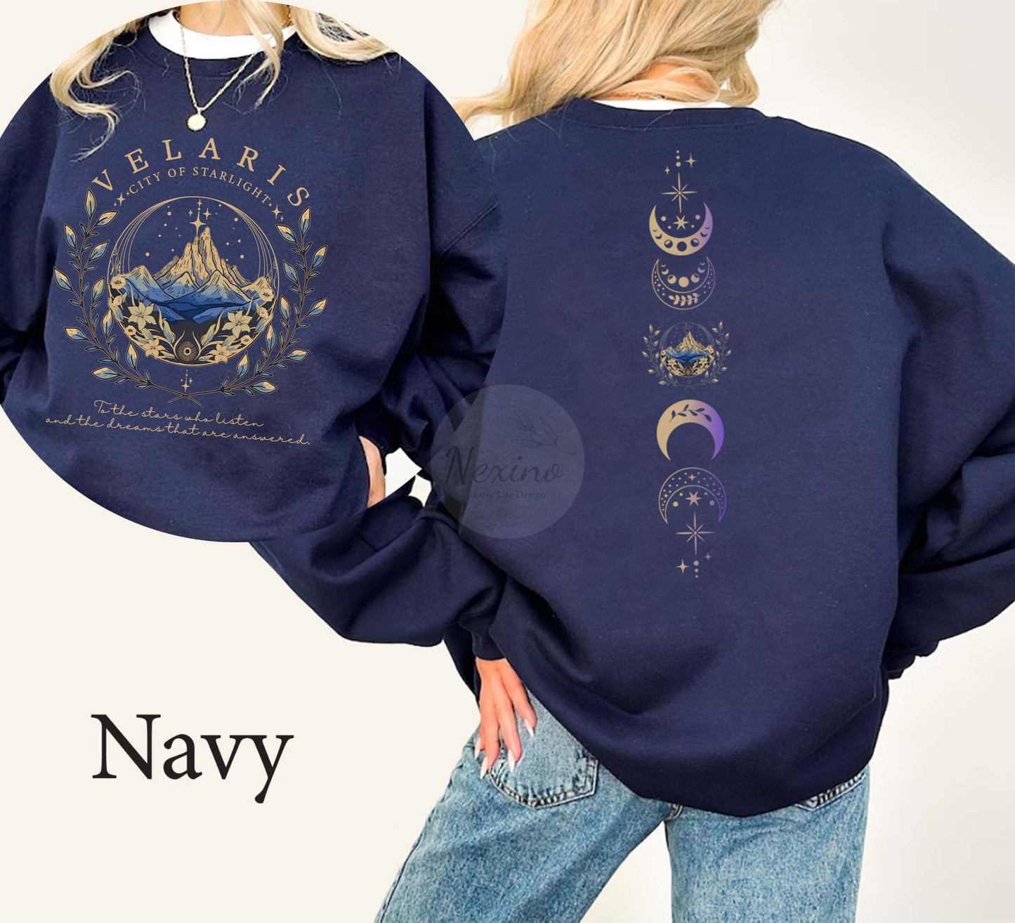 Velaris City Of Starlight 2 sides Shirt, Velaris Sweatshirt, The Night Court Shirt,SJM sweater, City of Starlight Sweater, ACOTAR T-Shirt