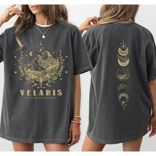 Velaris ACOTAR Shirt Comfort Colors, Velaris City Of Starlight, SJM Merch Shirt, The Night Court Shirt, Court of Dreams, Rhysand Feyre Shirt