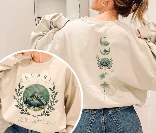 Velaris City Of Starlight ACOTAR Two-Sided Sweatshirt, The Night Court Shirt, Court of Dreams, Rhysand, Cassian, Sarah J Maas, Booklover Tee