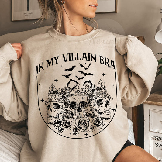 In My Villain Era Shirt, Bookish Sweatshirt, Dark Romance Pocket Tee, Book Club, Gift for Reader, Enemies to Lovers Trope, Comfort Colors®