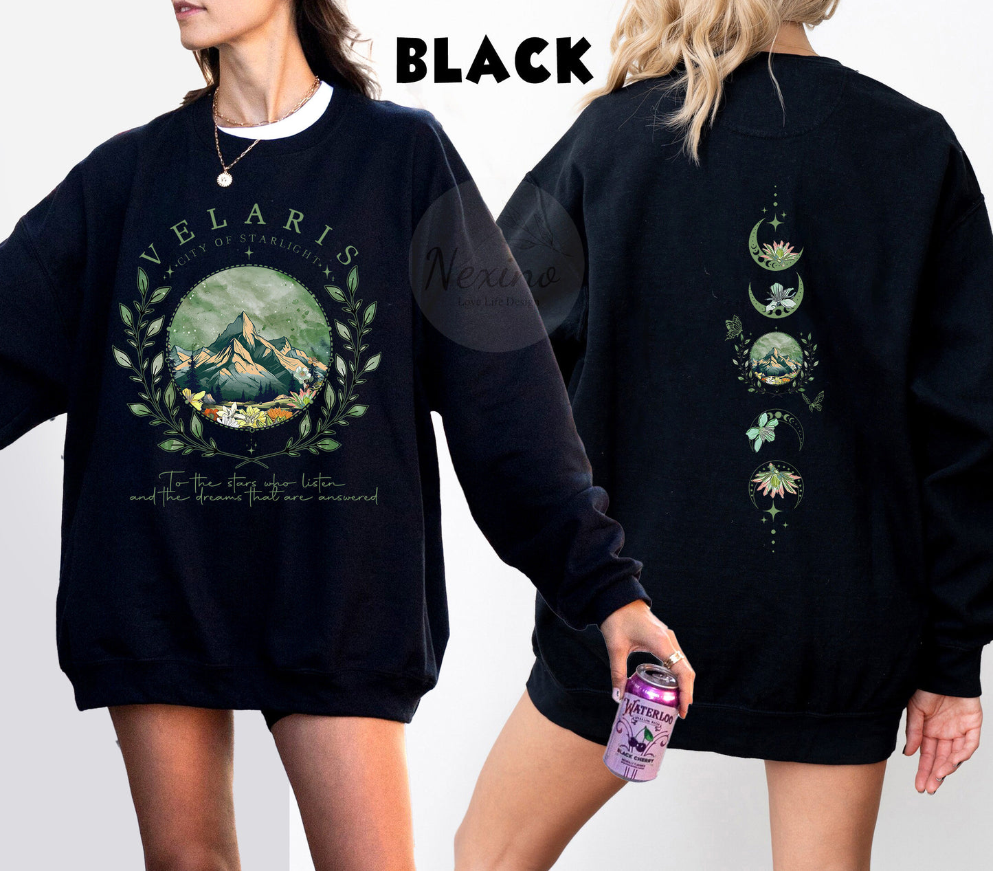 Velaris City Of Starlight ACOTAR Two-Sided Sweatshirt, The Night Court Shirt, Court of Dreams, Rhysand, Cassian, Sarah J Maas, Booklover Tee