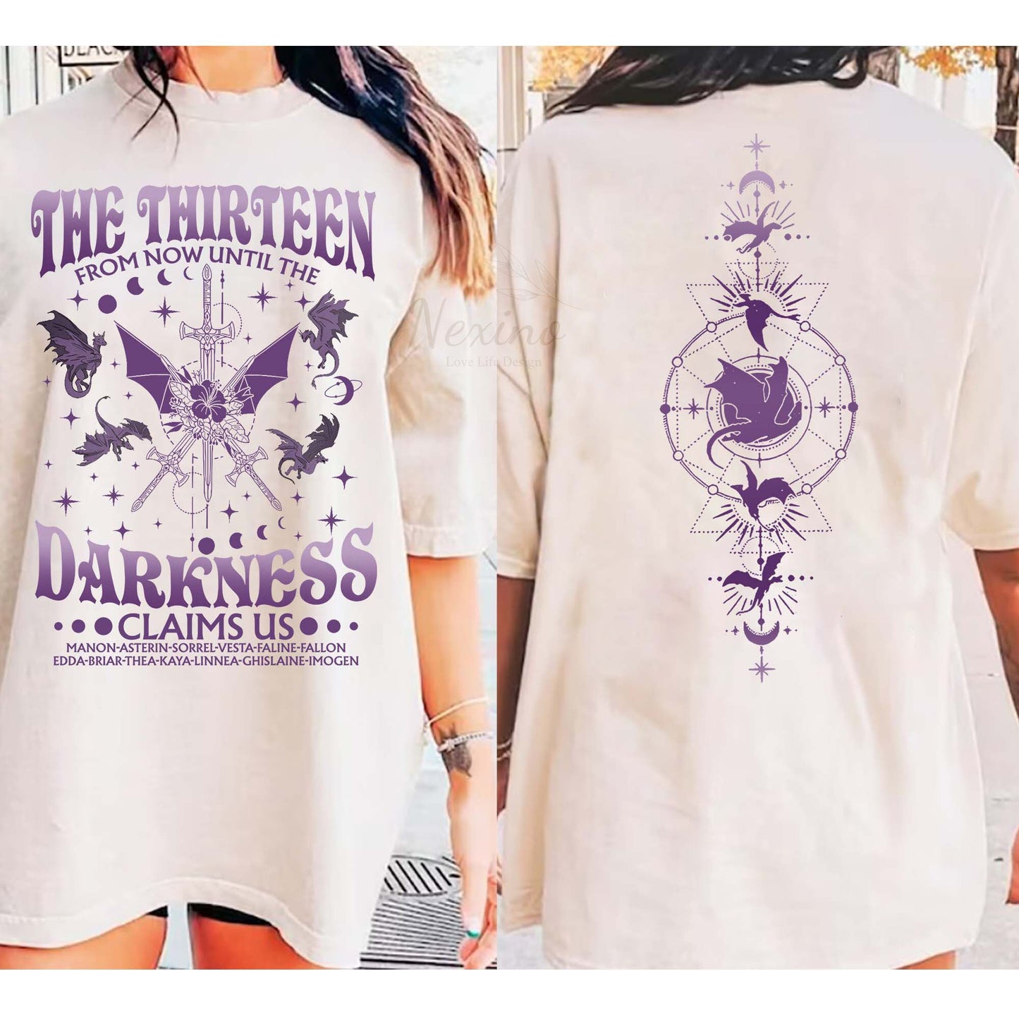 The Thirteen Throne Of Glass Comfort Colors Shirt, From Now Until The Darkness Claims Us, Throne Of Glass SJM Merch, We Are The Thirteen