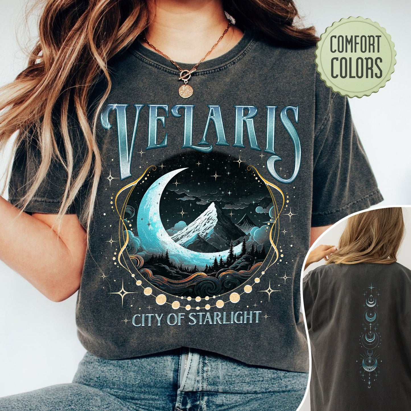 Velaris ACOTAR Comfort Colors Shirt, Velaris City Of Starlight, The Night Court Shirt, Booktok Sjm Merch,Court Of Thorns And Roses Shirt