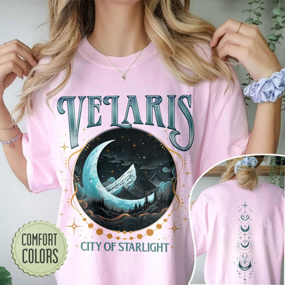 Velaris ACOTAR Comfort Colors Shirt, Velaris City Of Starlight, The Night Court Shirt, Booktok Sjm Merch,Court Of Thorns And Roses Shirt