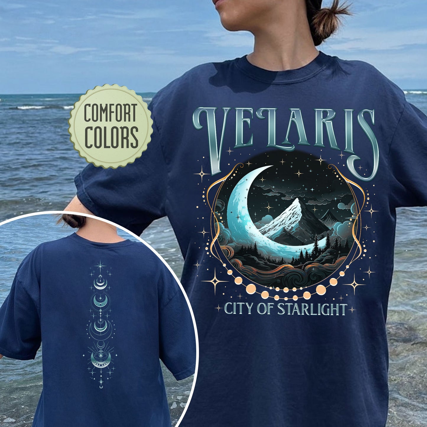 Velaris ACOTAR Comfort Colors Shirt, Velaris City Of Starlight, The Night Court Shirt, Booktok Sjm Merch,Court Of Thorns And Roses Shirt