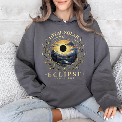 Total Solar Eclipse Watching PNG, Path of Totality Eclipse, Celestial Shirts, Aesthetic April 8 2024, Retro Solar Eclipse Tee, PNG