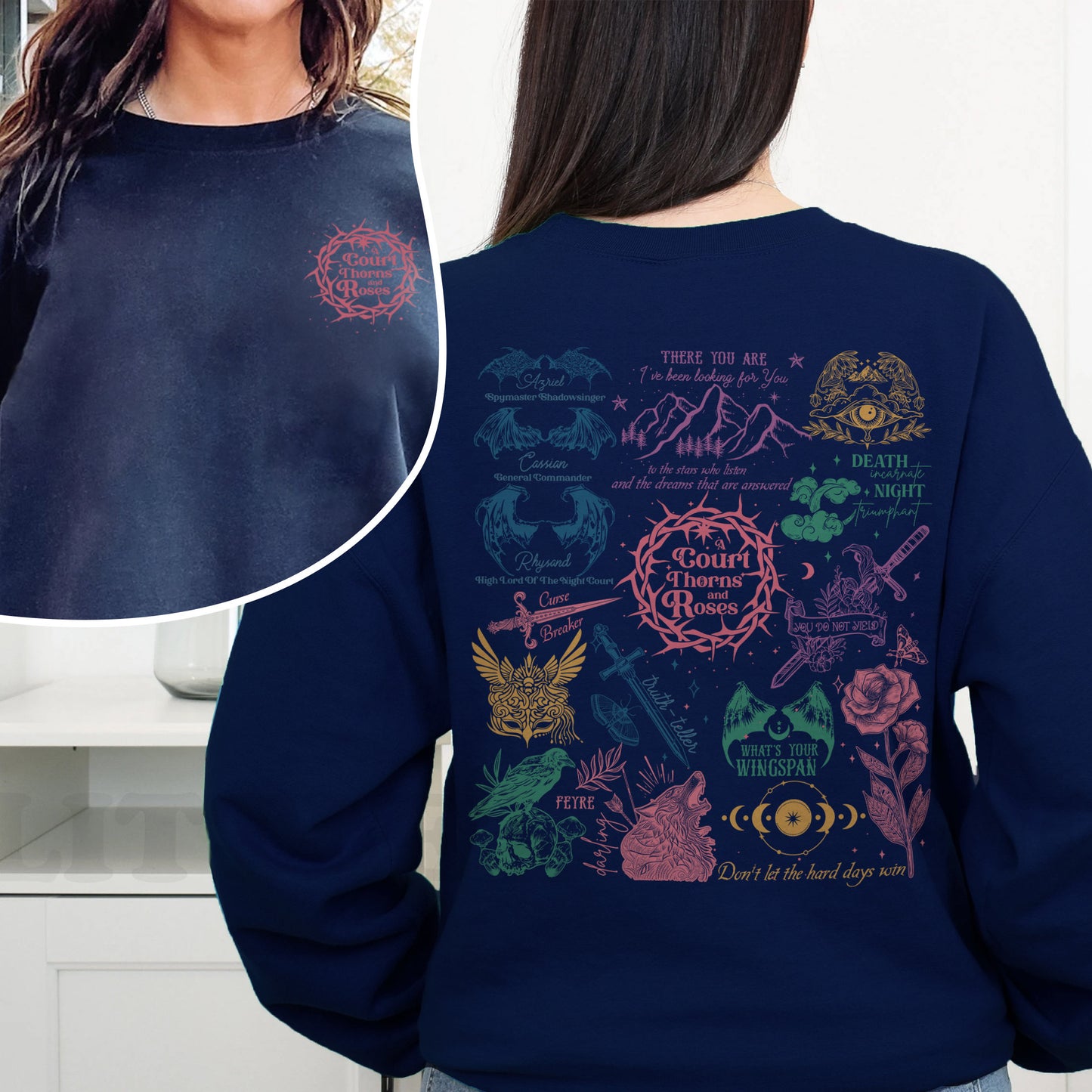 Velaris Acotar Sweatshirt, A Court Of Thorns And Roses Court, Acotar Shirt, Sjm Merch, Fantasy Romance Sweatshirt, City Of Starlight Hoodie