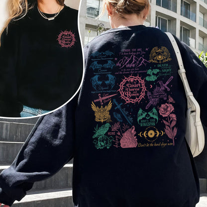 Velaris Acotar Sweatshirt, A Court Of Thorns And Roses Court, Acotar Shirt, Sjm Merch, Fantasy Romance Sweatshirt, City Of Starlight Hoodie