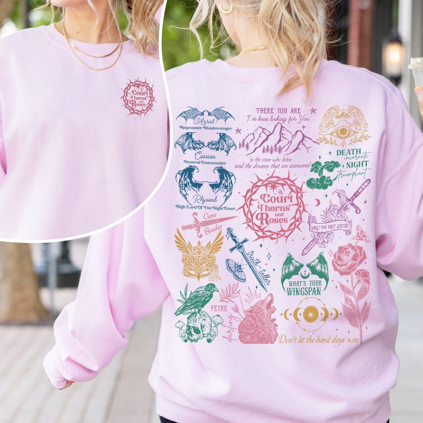 Velaris Acotar Sweatshirt, A Court Of Thorns And Roses Court, Acotar Shirt, Sjm Merch, Fantasy Romance Sweatshirt, City Of Starlight Hoodie