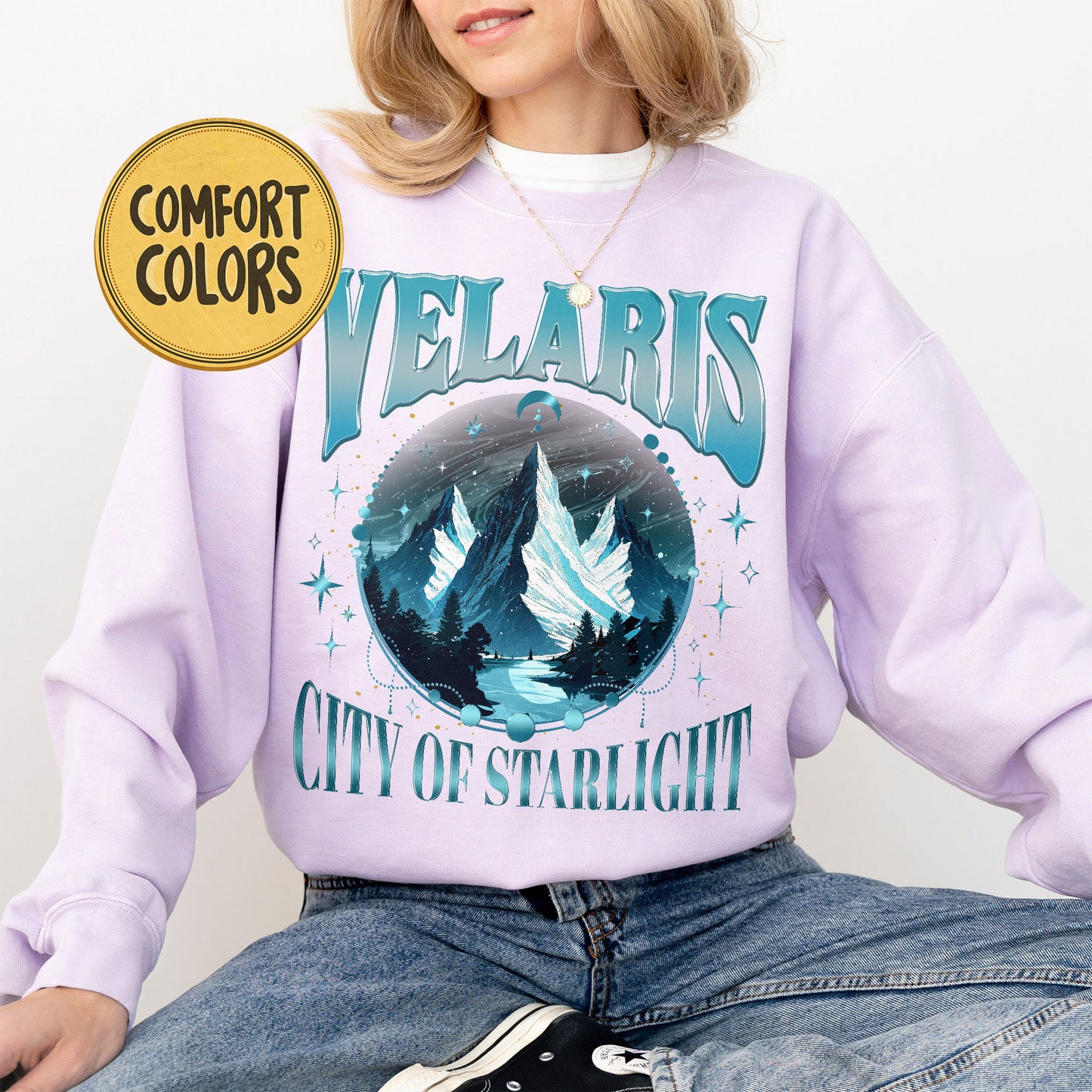 Velaris Png, Velaris City Of Starlight Png, The Night Court Png, SJM Merch Png, City of Starlight Sweater, ACOTAR Png, ACOTAR Velaris Png