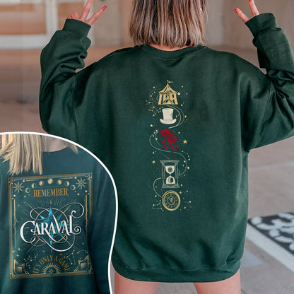 Caraval Sweatshirt, Remember It's Only A Game Caraval Shirt, Legendary Booktok Shirt, Stephanie Garber, Bookish Shirts, Romantasy Book Lover