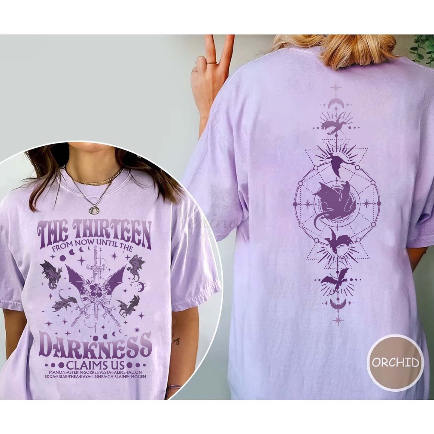 The Thirteen Throne Of Glass Comfort Colors Shirt, From Now Until The Darkness Claims Us, Throne Of Glass SJM Merch, We Are The Thirteen