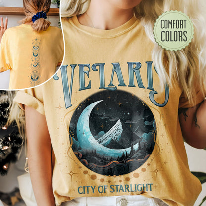 Velaris ACOTAR Comfort Colors Shirt, Velaris City Of Starlight, The Night Court Shirt, Booktok Sjm Merch,Court Of Thorns And Roses Shirt