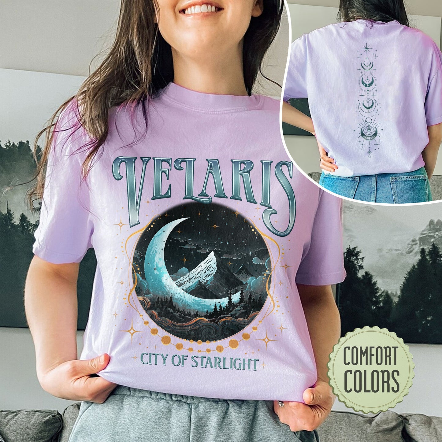 Velaris ACOTAR Comfort Colors Shirt, Velaris City Of Starlight, The Night Court Shirt, Booktok Sjm Merch,Court Of Thorns And Roses Shirt