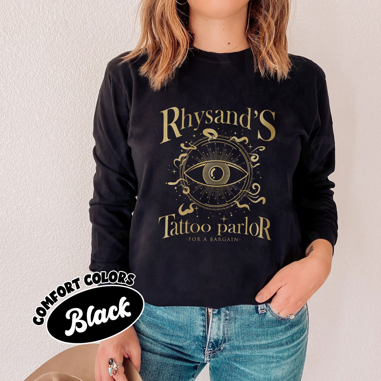 Rhysand's Tattoo Parlor Comfort Colors Shirt, Rhysand Shirt, Acotar Velaris Shirt, Feyre And Rhysand, Bookish Shirt, Acotar Fan Gift