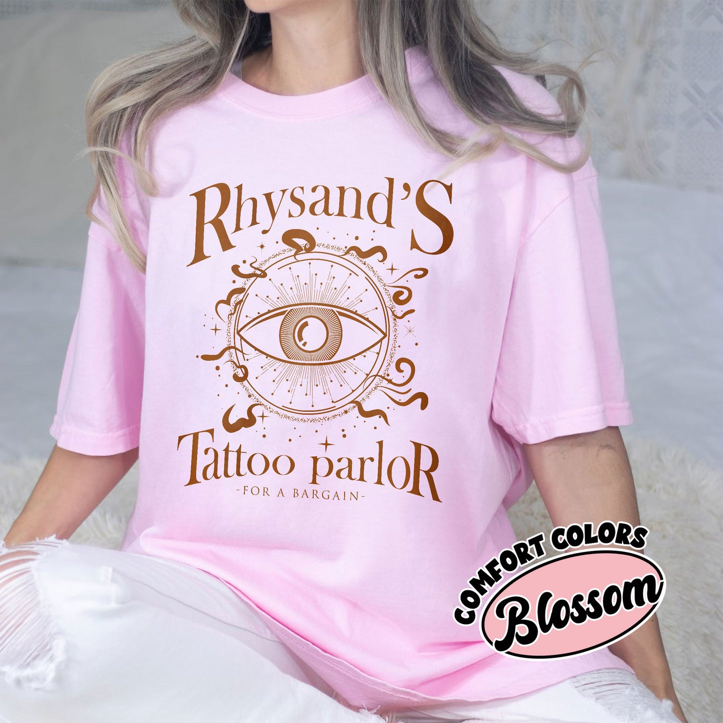 Rhysand's Tattoo Parlor Comfort Colors Shirt, Rhysand Shirt, Acotar Velaris Shirt, Feyre And Rhysand, Bookish Shirt, Acotar Fan Gift