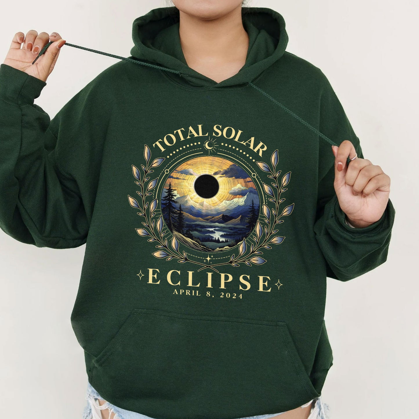 Total Solar Eclipse Watching PNG, Path of Totality Eclipse, Celestial Shirts, Aesthetic April 8 2024, Retro Solar Eclipse Tee, PNG