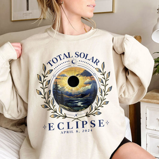 Total Solar Eclipse Watching PNG, Path of Totality Eclipse, Celestial Shirts, Aesthetic April 8 2024, Retro Solar Eclipse Tee, PNG