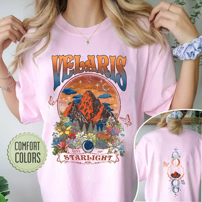 Retro Velaris City Of Starlight Shirt, The Night Court Tee, Sarah J Mass Fan Merch, A Court of Thorns and Roses, Bookish Lover, MrrllDesign.