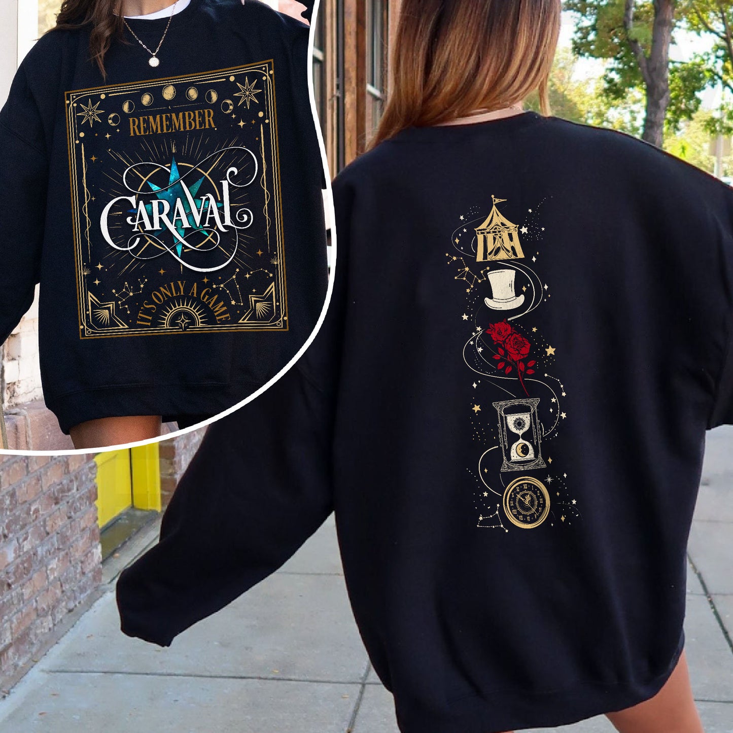 Caraval Sweatshirt, Remember It's Only A Game Caraval Shirt, Legendary Booktok Shirt, Stephanie Garber, Bookish Shirts, Romantasy Book Lover