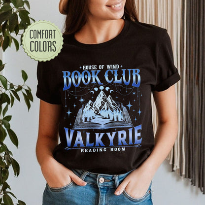 House Of Wind Book Club PNG, Acotar Book Club Shirt Designs, Night Court Throne Of Glass, Valkyrie Reading Room, Velaris Digital Download