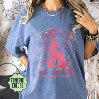 Ballad Of The Archer And The Fox Comfort Colors Shirt, The Archer And The Fox Shirt, Once Upon A Broken Heart Shirt, Bookish Shirt