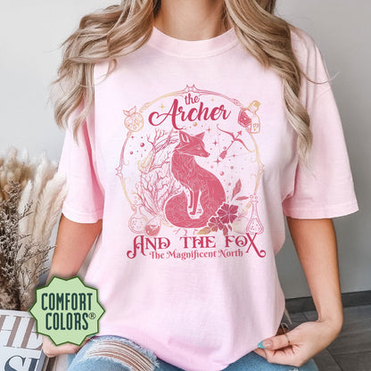 Ballad Of The Archer And The Fox Comfort Colors Shirt, The Archer And The Fox Shirt, Once Upon A Broken Heart Shirt, Bookish Shirt