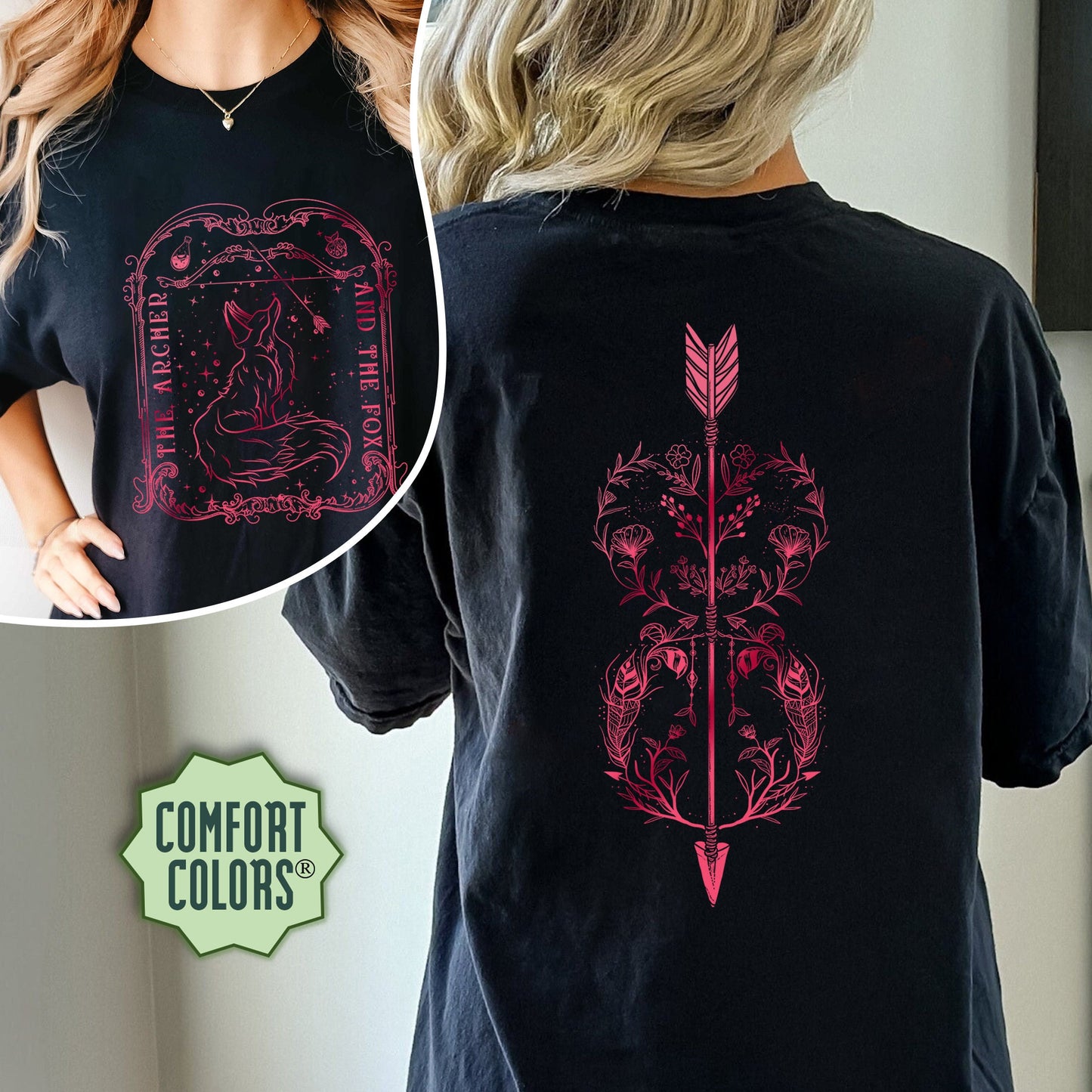 The Archer And The Fox Comfort Colors Shirt, Once Upon A Broken Heart Shirt, Fantasy Books Jumper, Reader Gift For Reader, Bookish Gift