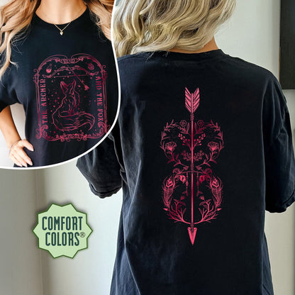 The Archer And The Fox Comfort Colors Shirt, Once Upon A Broken Heart Shirt, Fantasy Books Jumper, Reader Gift For Reader, Bookish Gift