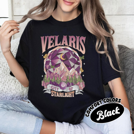 Acotar Velaris City of Starlight Comfort Colors Shirt, The Night Court Trendy Tee, A Court of Thorns and Roses Merch, SJM Merch