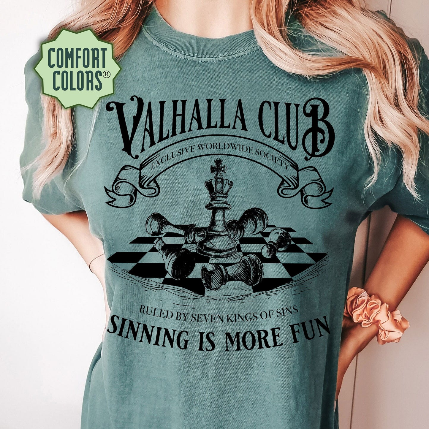 Valhalla Club Comfort Colors Shirt, Twisted Love Shirt, Twisted Series Merch, King of Wrath, Romance Book Shirt, Book Lover Gift,Alex Volkov