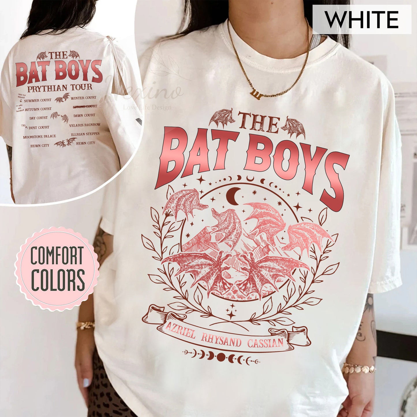 The Bat Boys Acotar Sweatshirt, The Night Court Illyrians, A Court of Thorns and Roses Rhysand Cassian Azriel, Feyre Bat Boy Wings, Bookish