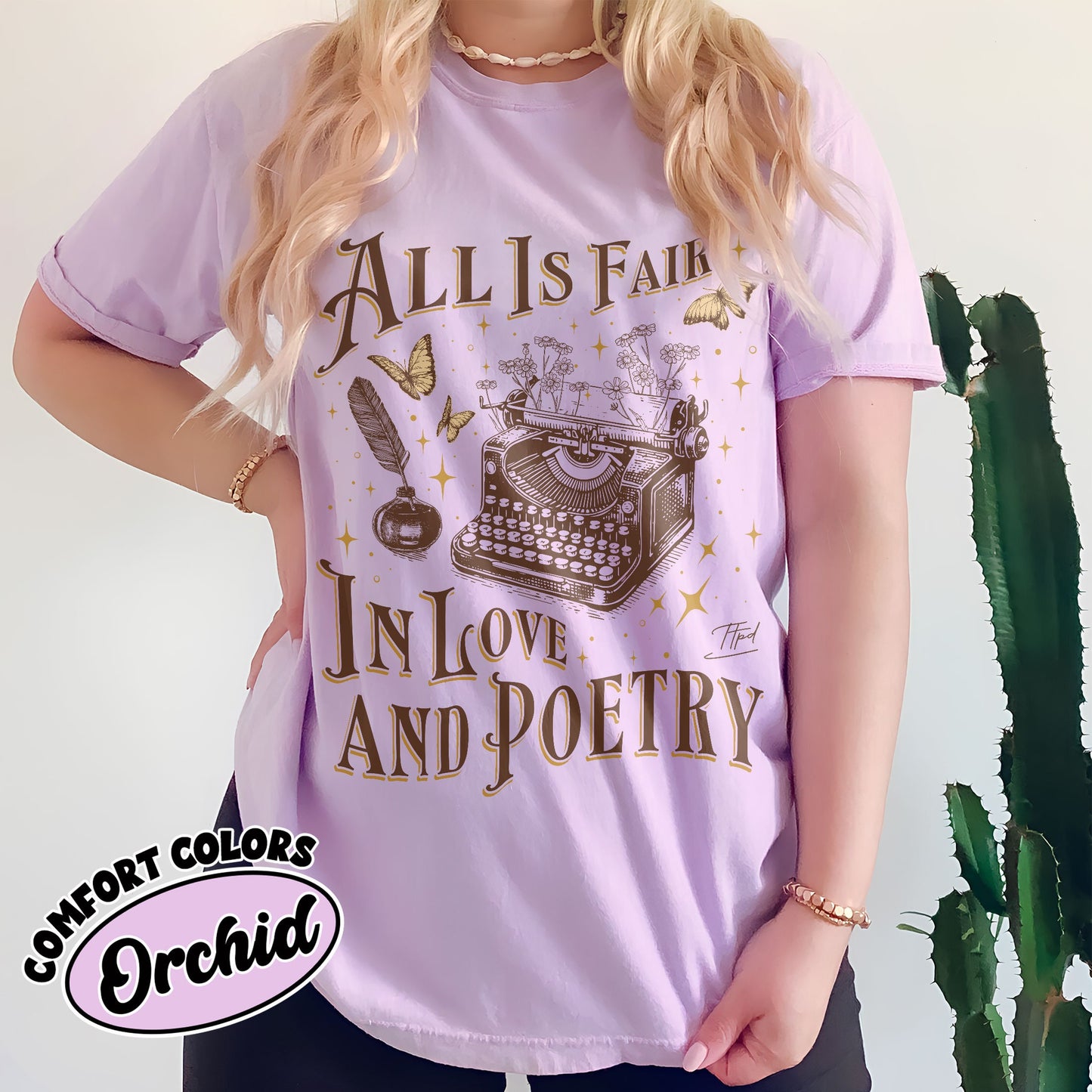 All's Fair In Love And Poetry Comfort Colors Shirt, Tortured Poets Department Tee, New Album Unisex Tshirt