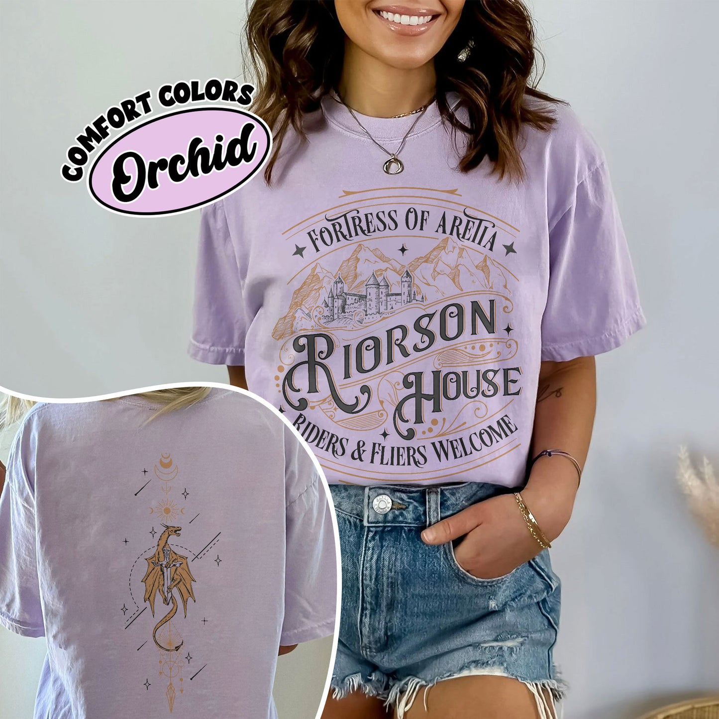 Riorson House Comfort Colors Shirt, Fortress Of Aretia Shirts, Rebecca Inspired Merch, Violent Little Thing, Fourth Wing Tee, Bookish Gift